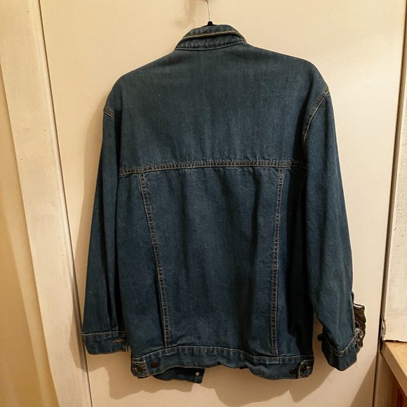 Fancy Ass jean jacket blue size small - Picture 8 of 14